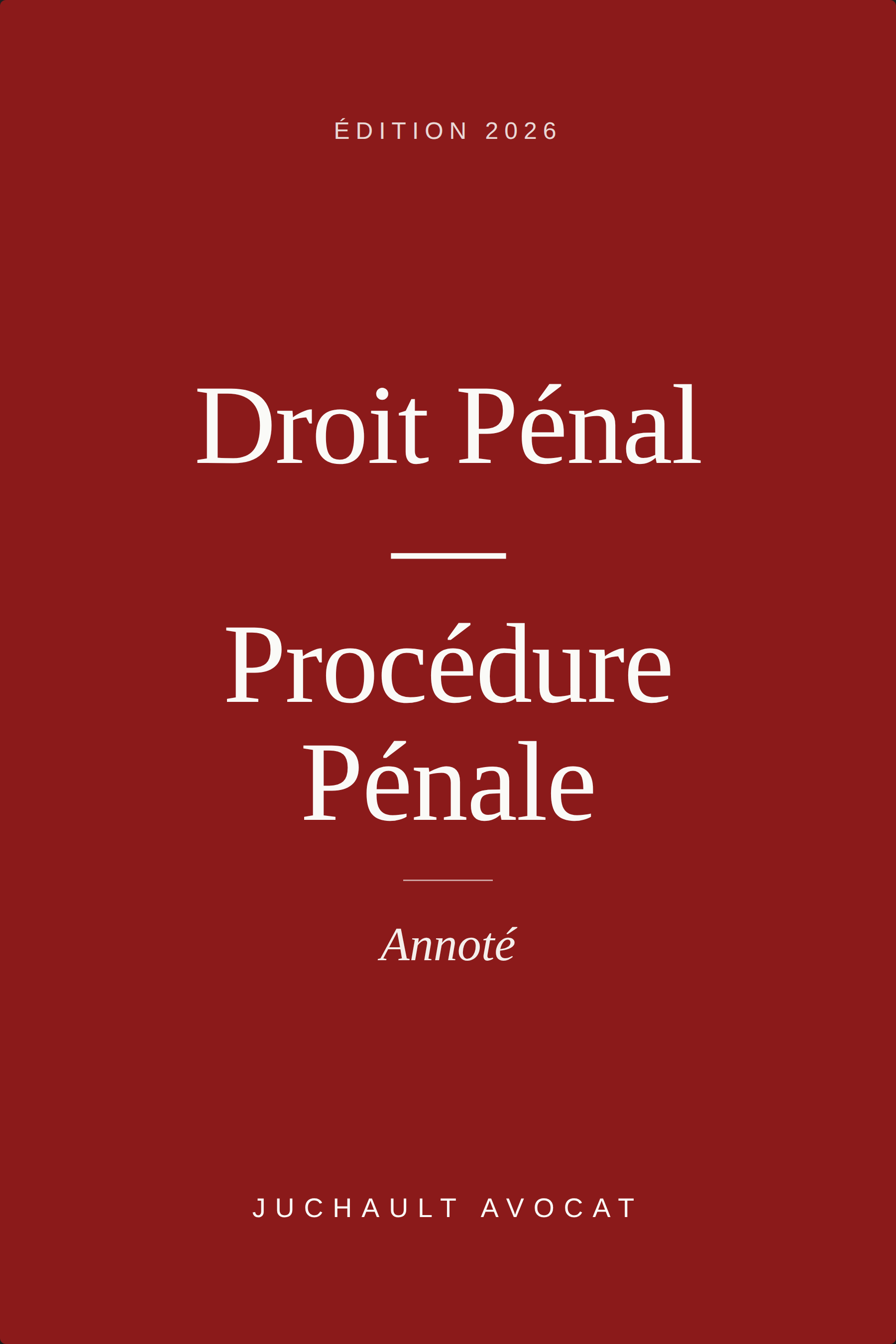 Code Droit pénal — Juchault Avocat